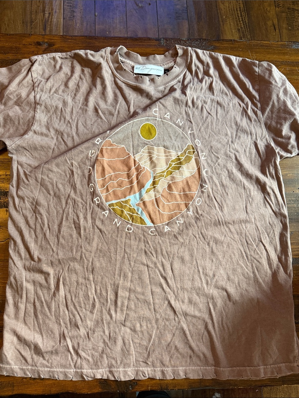 Grand Canyon Graphic Tee - Dusty Rose by Daydreamer